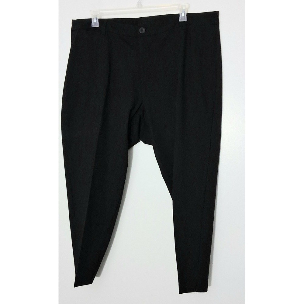 KUT from the Kloth Pants Women's Size 22W Black Ankle Straight Leg Trouser Preow